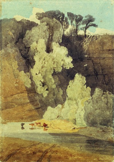 On the River Greta, Yorkshire by John Sell Cotman